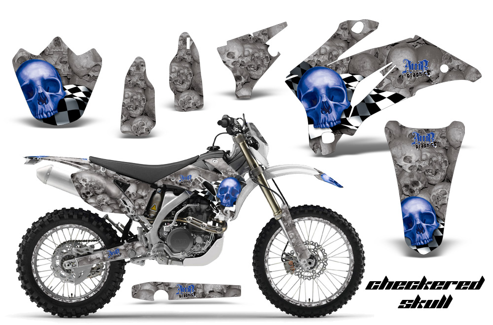 Yamaha WR250F WR450F 07-11 Graphics Kit CS BL NPs